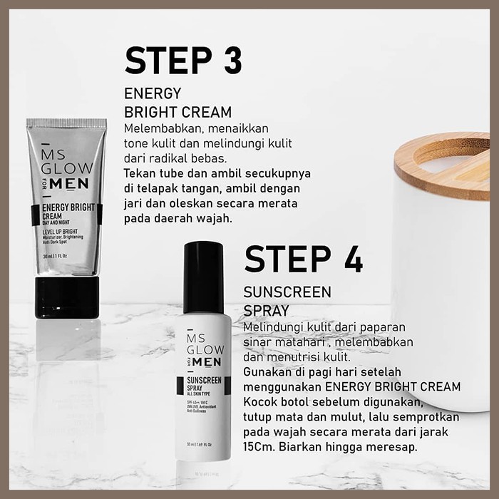 Paket Complete MS GLOW MEN 4 IN 1-6