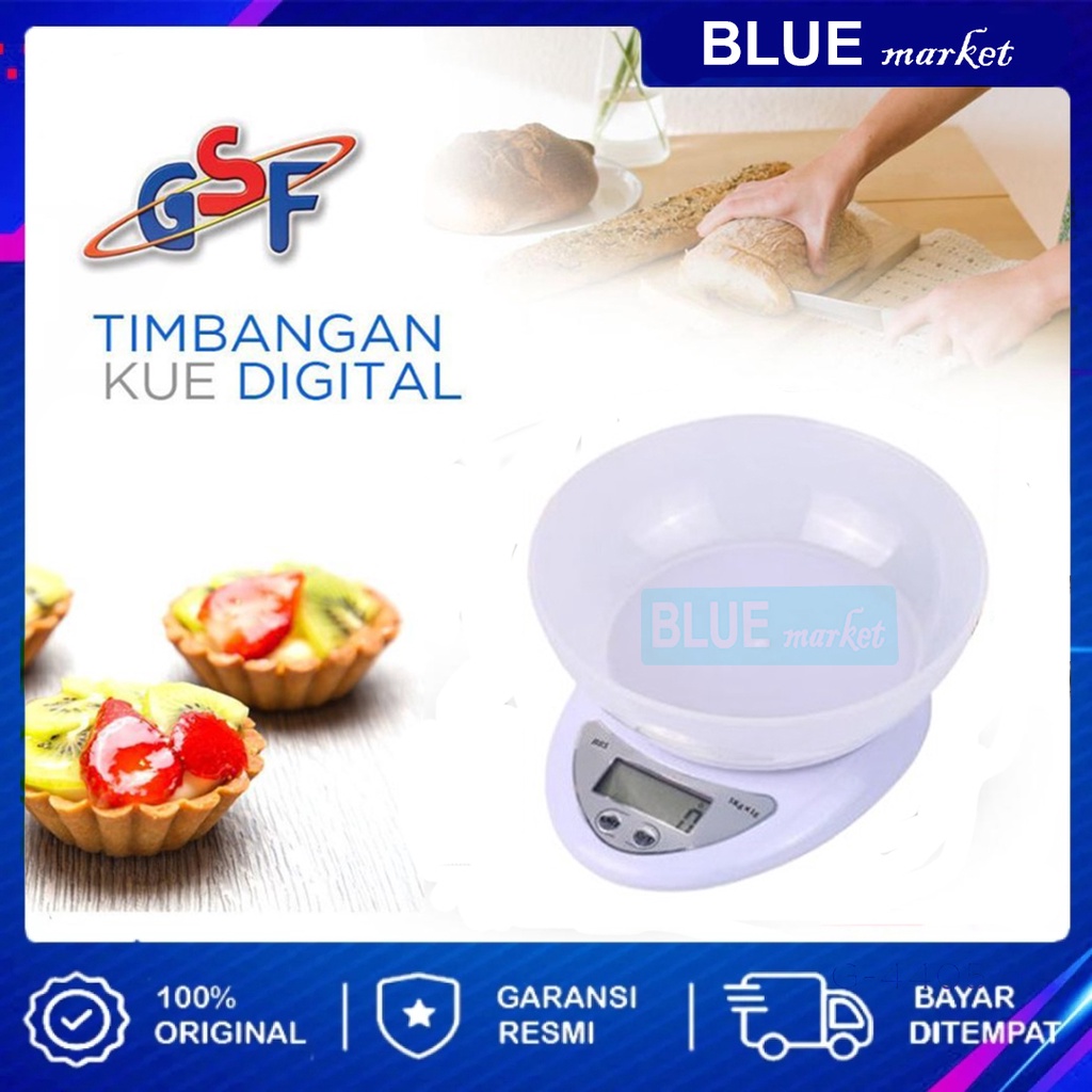 ( COD ) TIMBANGAN DIGITAL MANGKOK / Timbangan Kue Digital Electronic 5 kg