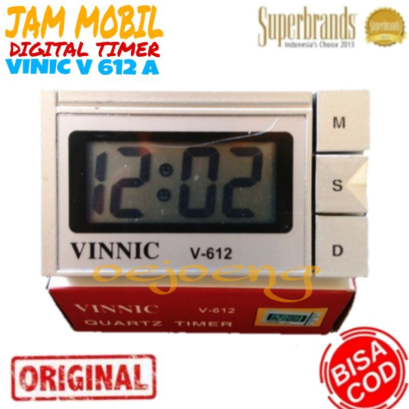 Jam Mobil Digital Mobil QUARTZ TIMER Vinic harga murah