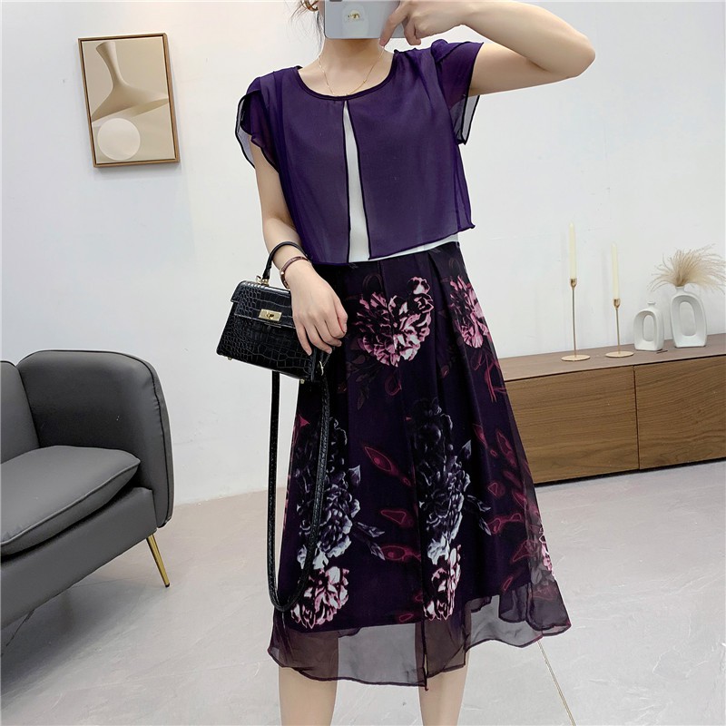 IDR-18 import korean casual floral dress korea high quality japan casual wanita