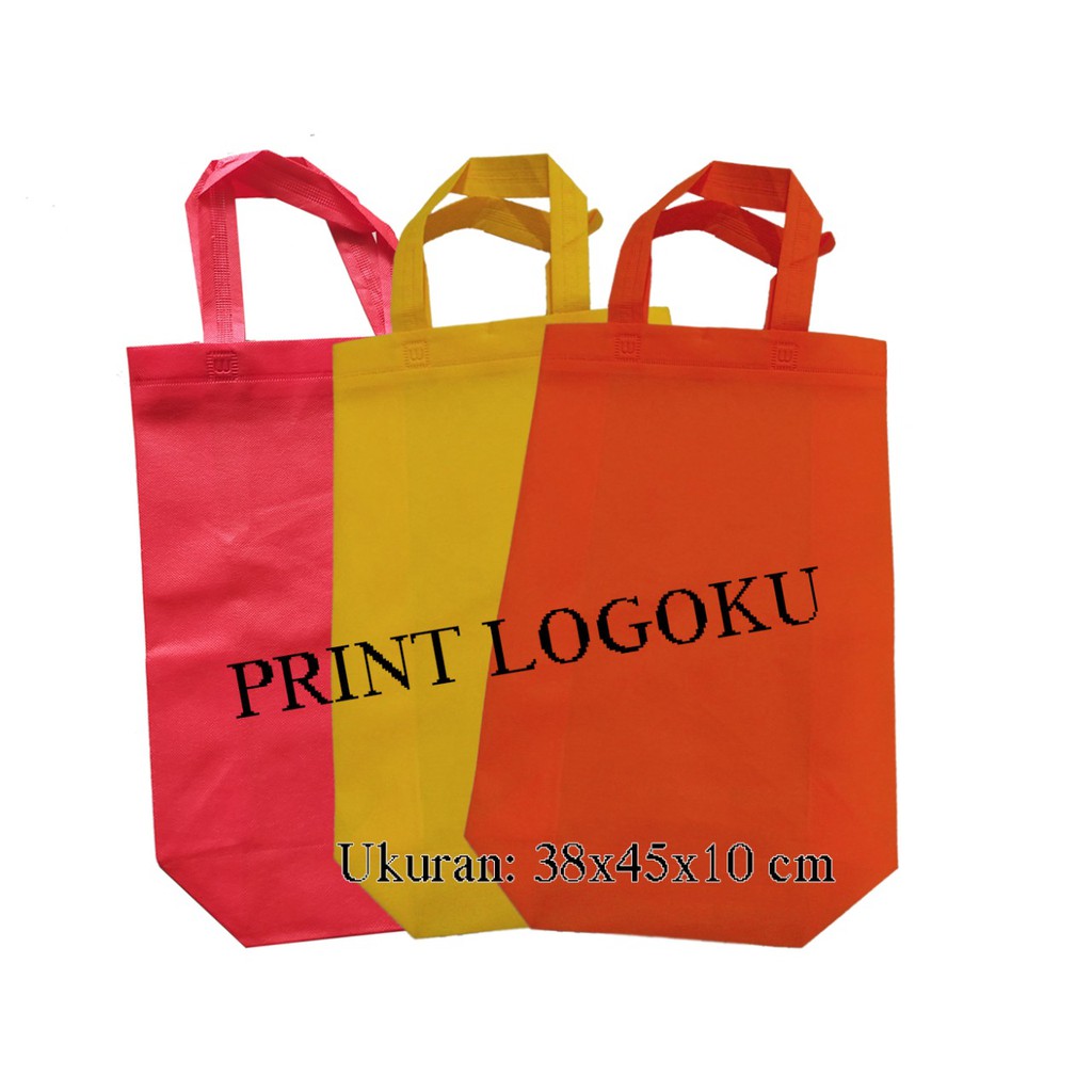 

TAS HANDEL LIPAT BAWAH / TAS SPUNBOND BAWAH UKURAN 38 X 45 X 10 CM