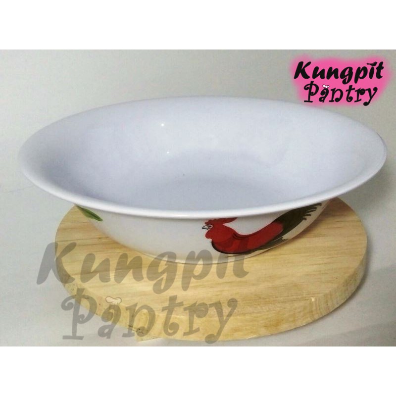 Mangkok baso/soto bahan melamin model mangkok ayam jago legenda
