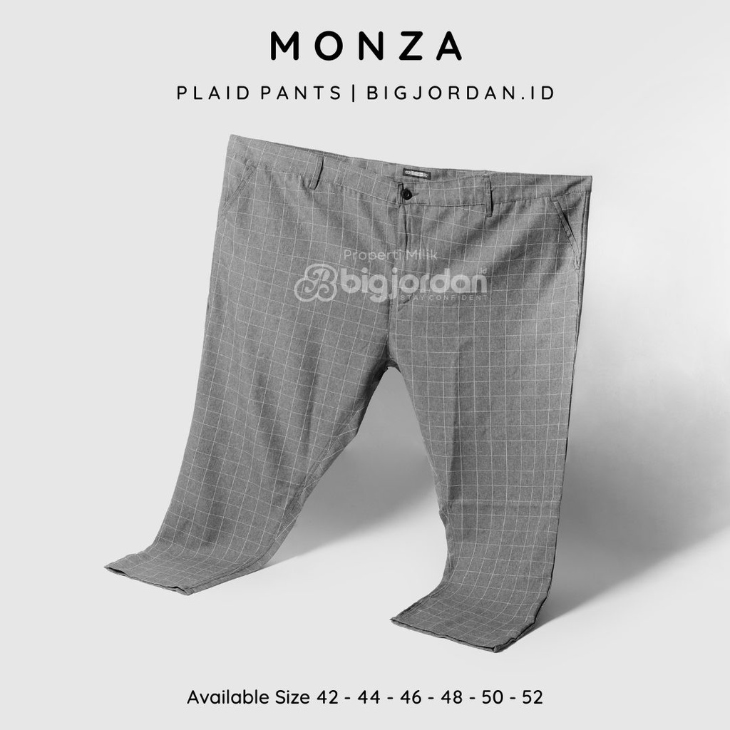 BIGJORDAN ID celana jumbo 140 kg 120 kg 100kg celana tartan pria jumbo xxxxl celana tartan big size 