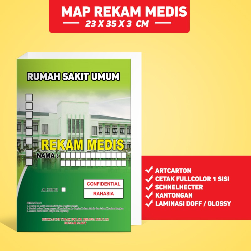 Cetak Map Rekam Medis