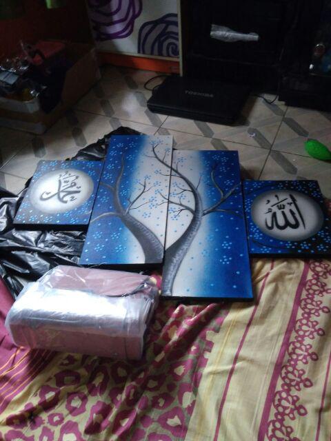 Lukisan Kaligrafi Dot Aborigin Br41