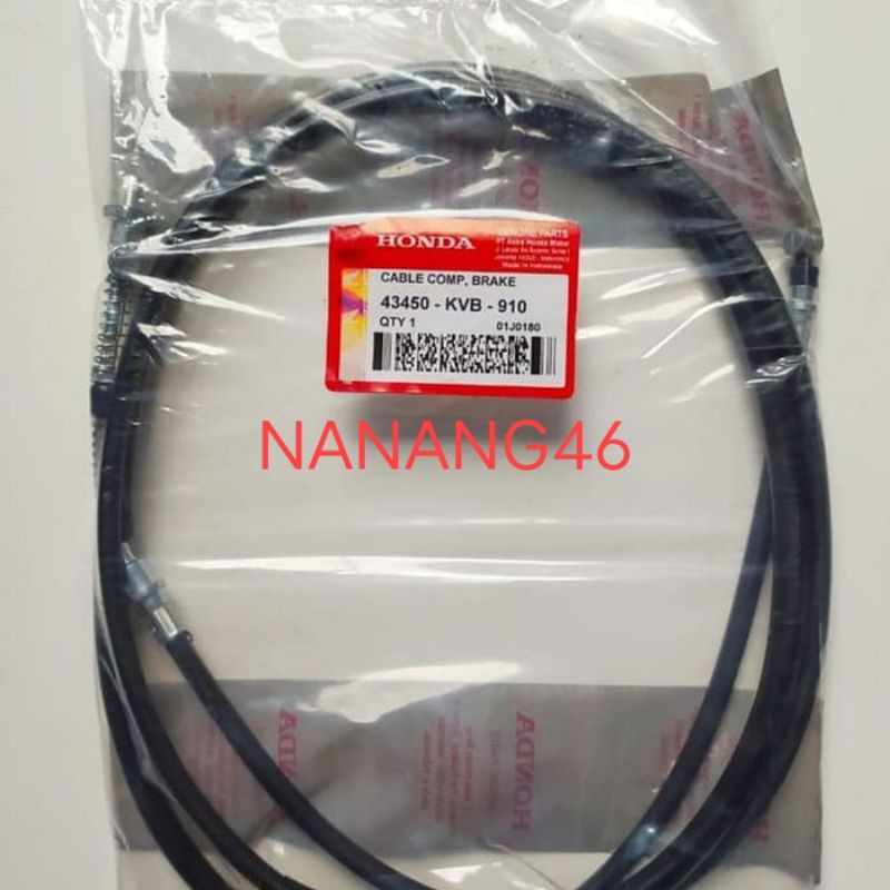 KABEL REM BELAKANG HONDA VARIO 110 OLD VARIO THECNO 110 BEAT KARBU ORI