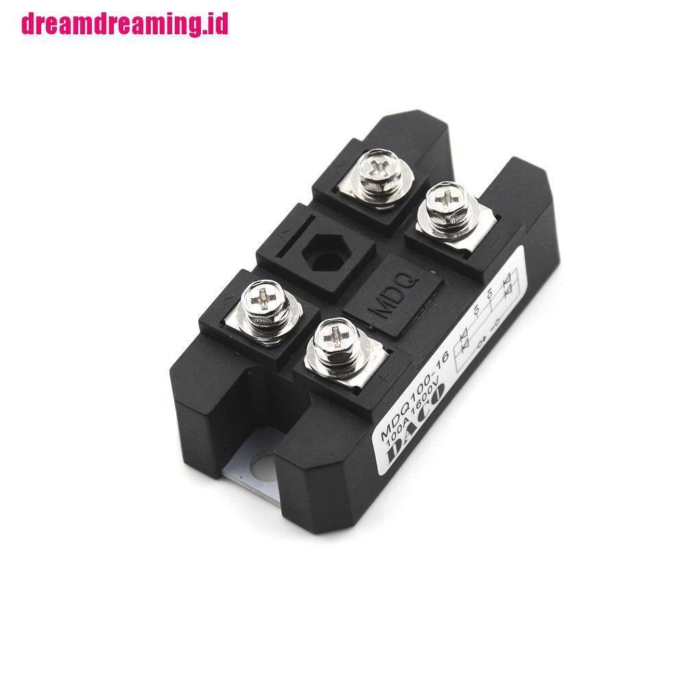 Dioda Penyearah 1600v 1 Fase Tunggal Case Metal Untuk Dreamdreaming / MDQ 100A Amp