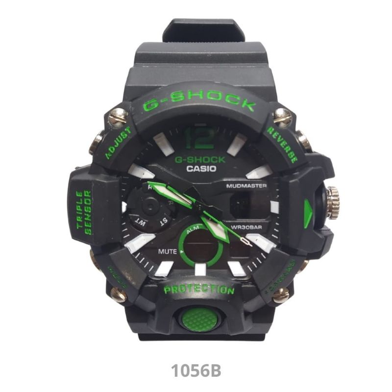 Jam Tangan Casio Gshock 1056 Jam Tangan Terlaris Dualtime Pria