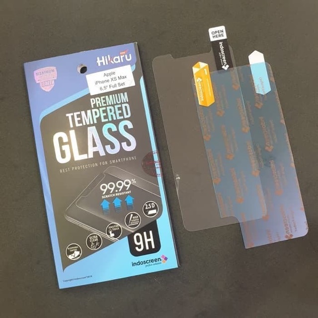 Anti Gores Iph6  X Premium Tempered glass Hikaru  FREE ANTI GORES BELAKANG