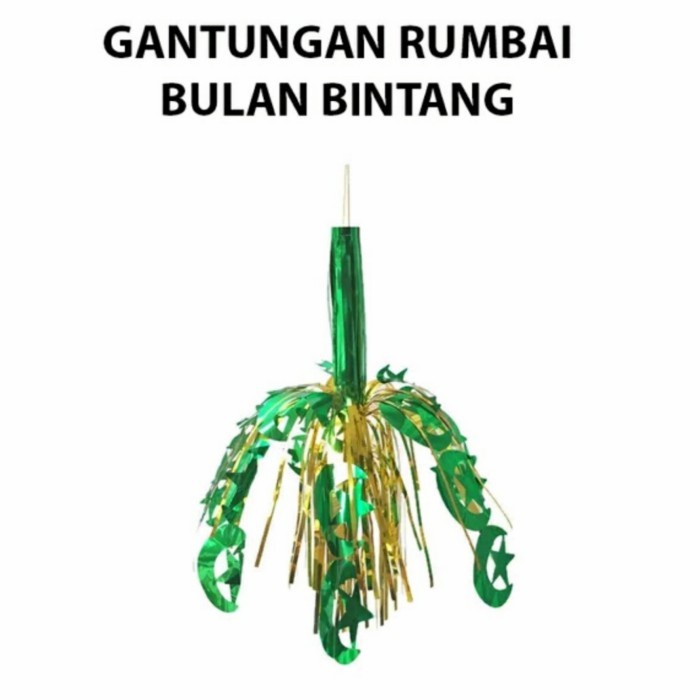 Gantungan Hiasan Lebaran Rumbai Ornament Hiasan Gantung Idul Fitri