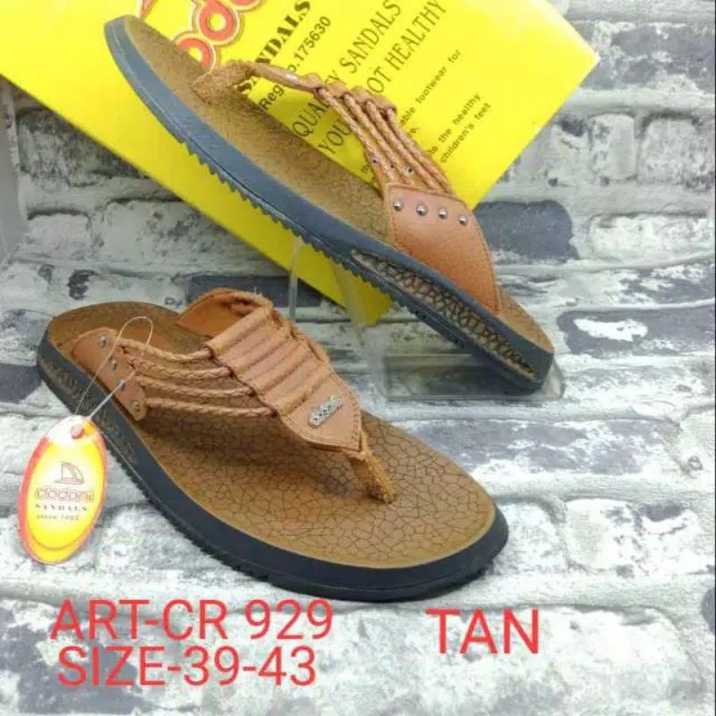 sandal jepit pria  dodoni 988 Full kulit asli original