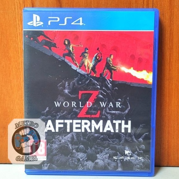 Kaset World War Z Aftermath PS4 Worldwar Z After Math Playstation PS 4 5 CD BD Game WW Z Aftermath match aftermatch Wwz