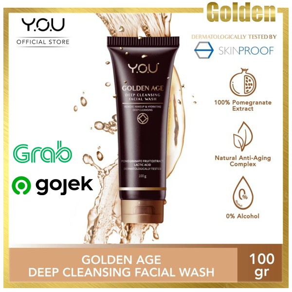 YOU Golden Age Deep Cleansing Facial Wash 100g Original