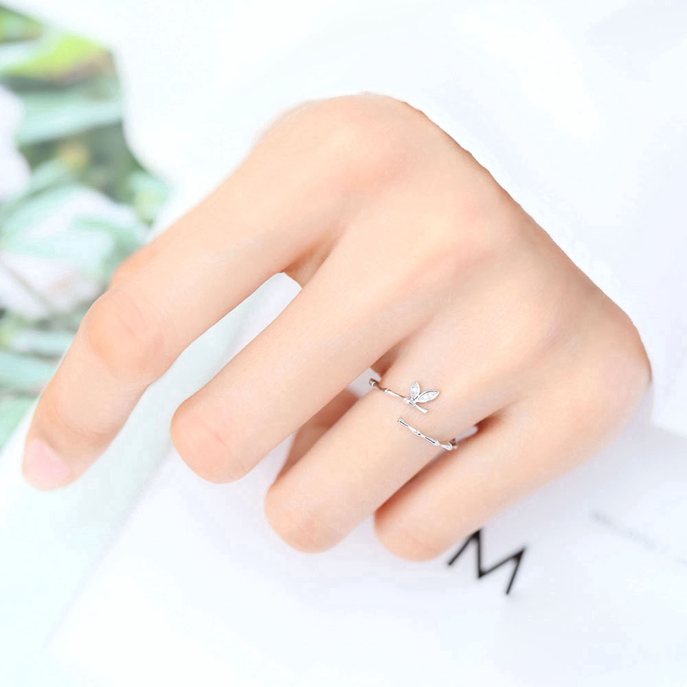 Punk Ring Fashion Personality Stereoscopic Opening Adjustable Ring Jewelry