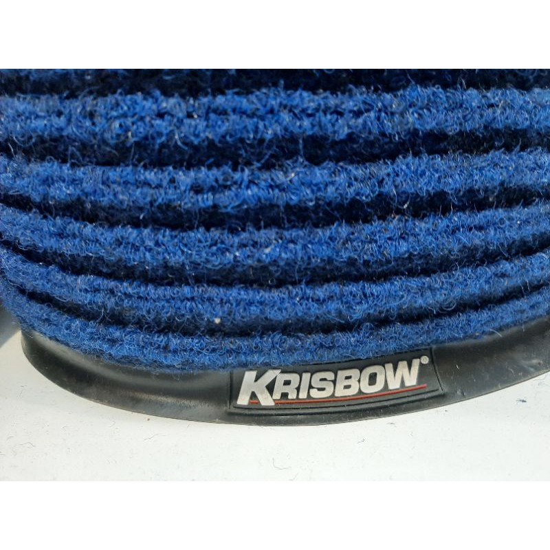 krisbow keset karpet pintu double ribbet 120x360cm