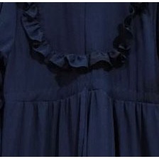 MARIA COLLECTION RD Dress - Gamis Muslim Wanita Remaja Dewasa Busui Style syari Bahan Jersey Lemonskin All Size-navy