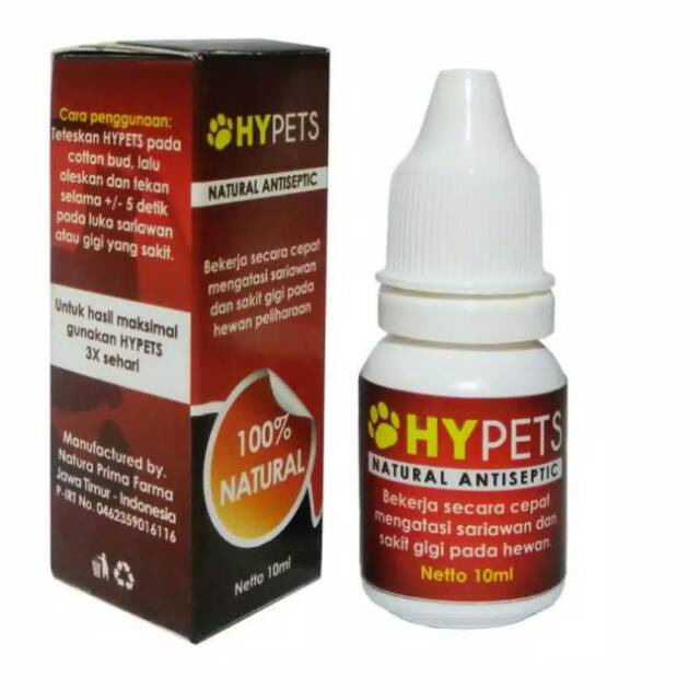 Hypets obat sariawan sakit gigi kucing anjing