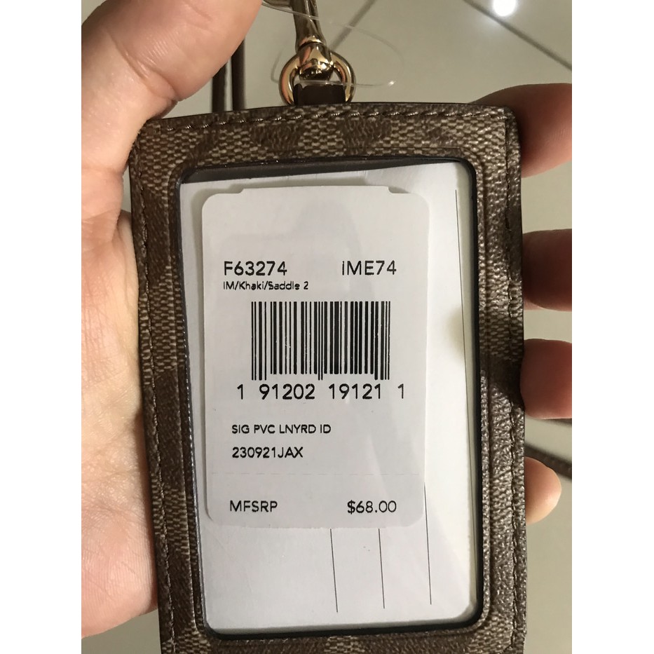 

Coach Signature Lanyard Ke503
