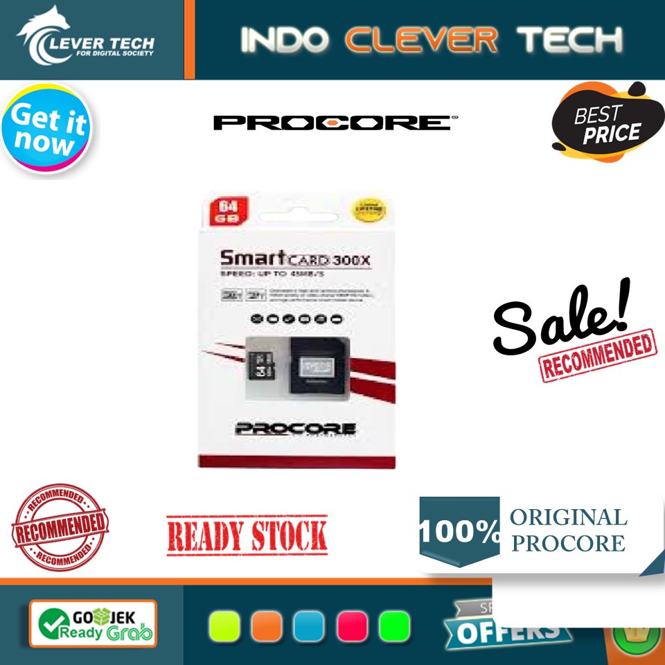 Procore 64GB Smart Card 300X 45Mb/s