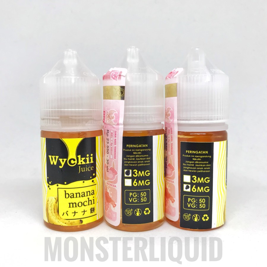 PODS WYCKII JUICE BANANA MOCHI 3MG / 6MG 30ML