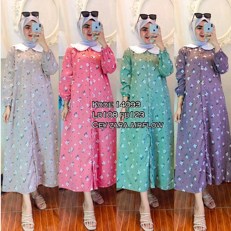 MIDIDRESS CEY ZARA AIRFLOW LD108cm PB123cm KODE14093