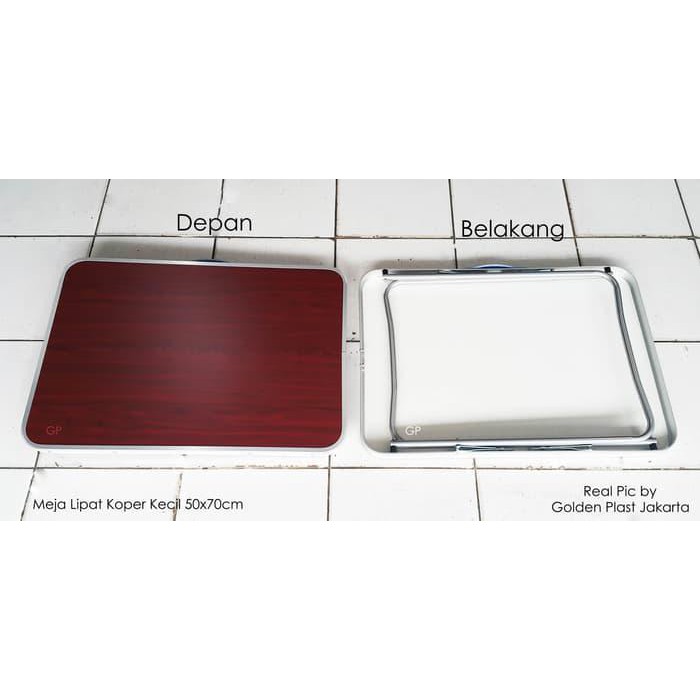 Meja Lipat Koper Kecil 50X70Cm Portable Praktis Simple Serbaguna Murah Best Seller