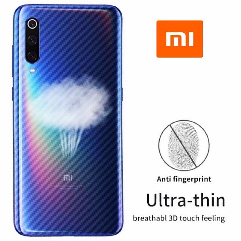 GARSKIN STICKER CARBON BACK XIAOMI POCOPHONE F1/Pocophone F2 Pro/Pocophone F3/Pocophone X2/POCO X3/Poco X3 Pro/POCO M3/NOTE 10/NOTE 10PRO/PLAY/GARSKIN STICKER CARBON BACK