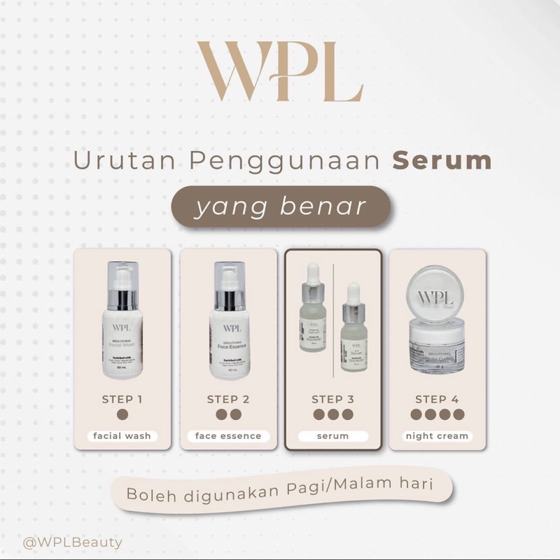 WPL PLATINUM BRIGHTENING SERIES BY WINNY PUTRI LUBIS WPL JAKARTA MEDAN ULTRAGLOW JAKARTA SELATAN