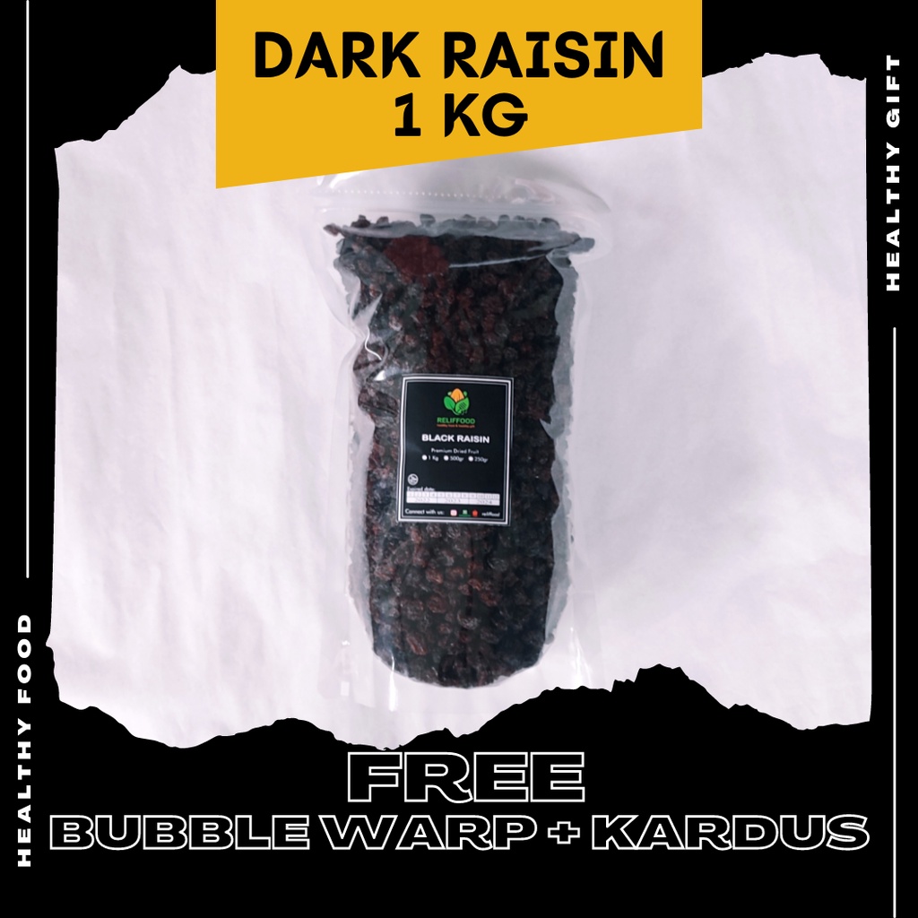 KISMIS HITAM 1 KG BLACK RAISIN PREMIUM