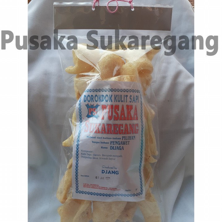 

Kerupuk Dorokdok Sapi Besar oleh-oleh khas Garut