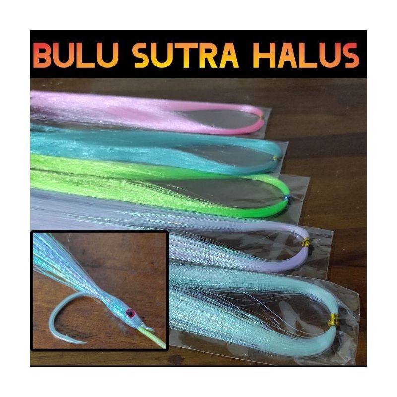 Bulu Sutra Halus Assist Hook Sutera