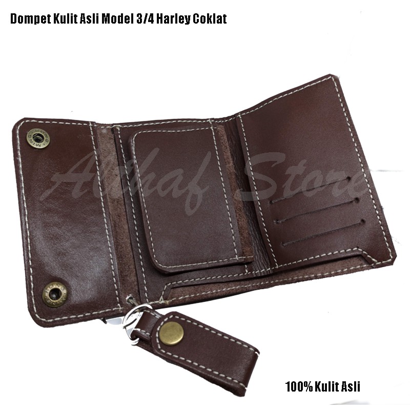 Dompet Pria Kulit Asli Pul-up Harley Elegan