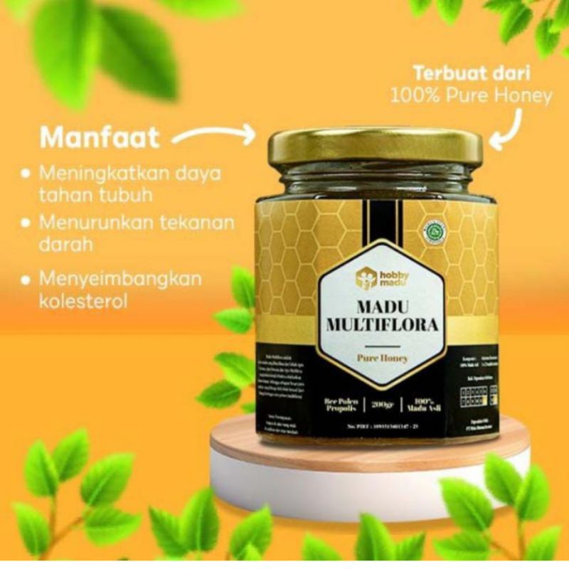 

Madu Asli dan Alami Multiflora Hobby Madu