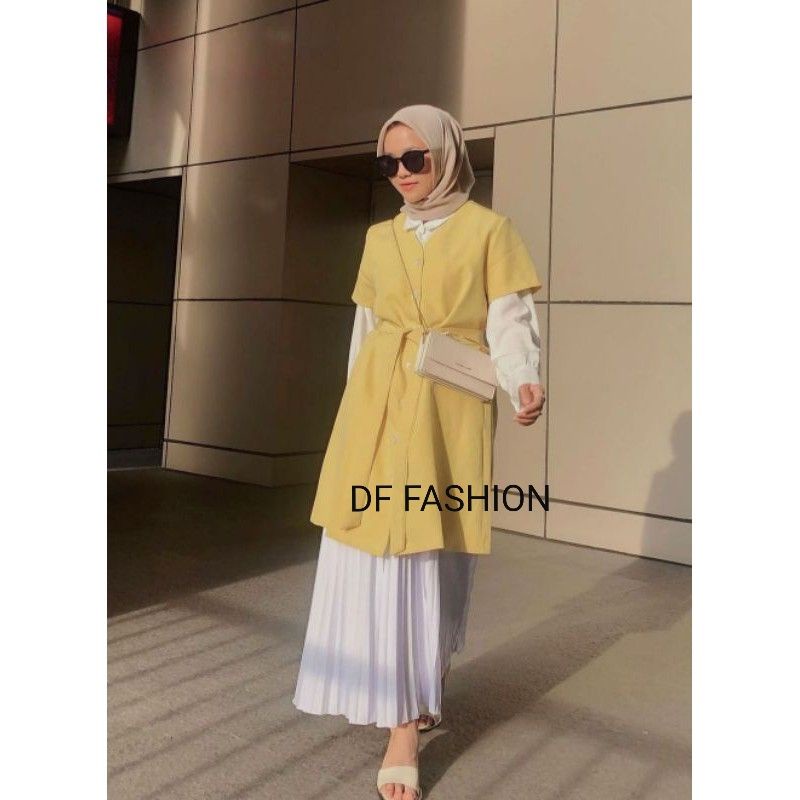 ROK PLISKET BLUDRU IMPORT/ ROK BLUDRU WANITA MUSLIM
