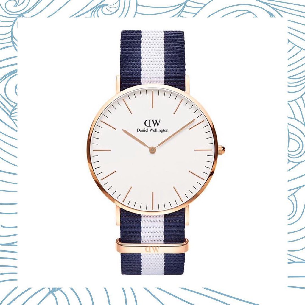 ( ORIGINAL ) JAM TANGAN PRIA WANITA STRAP CANVAS DW