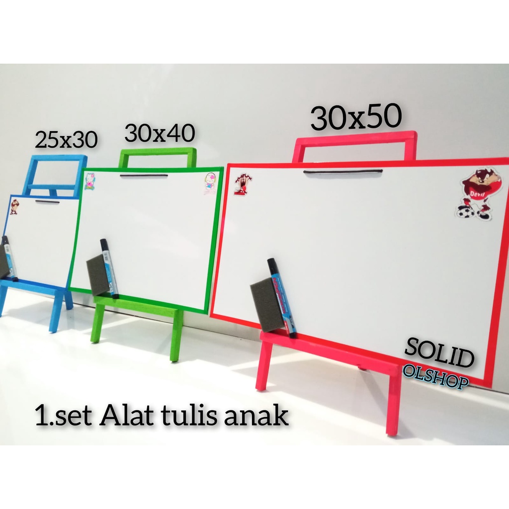 

Papan tulis anak,Papan tulis 3 ukuran ,Papan tulis anak dengan penyangga,Papan tulis white board,Papan tulis dengan kaki,Papan tulis satu set