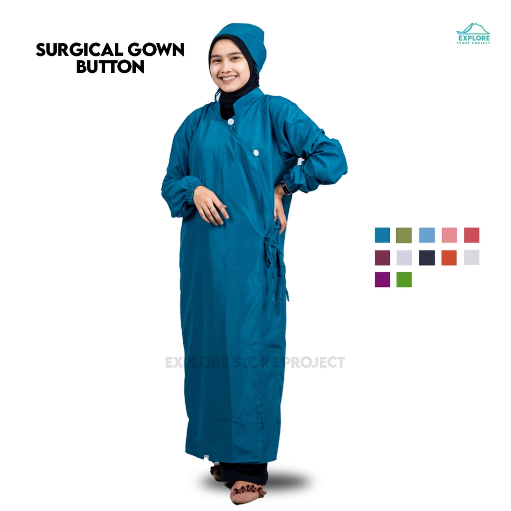 ESP MEDIC -  Gown Operasi | Surgical Parasut Waterproof | Gown Apd | Apd Gown | Surgical Gown |  Apd