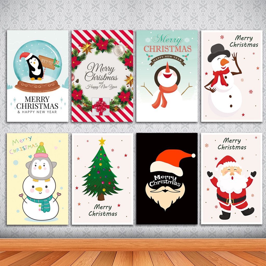 hiasan rohani dekorasi natal &amp; tahun baru / walldecor merry christmas