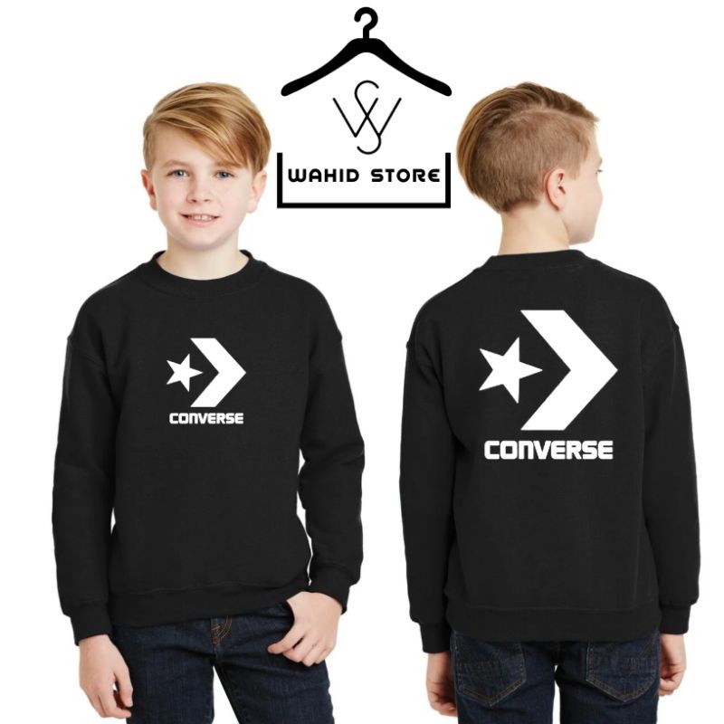 FASHION ANAK / CREWNECK SWEATER ANAK CONVERSE ~WAHID STORE