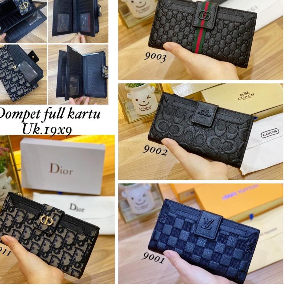 Oke Price.. DOMPET COACH EMBOSS ( KUALITAS PREMIUM ) ADA BOX DOMPET LIDAH PANJANG IMPOR CV L1