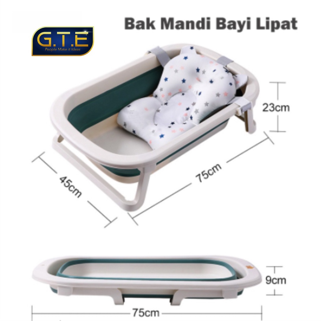 GTE | Bak Bayi Mandi Portable | Baby Bath / Ember Bayi / Tempat Mandi Bayi / Bak Mandi Bayi / Kamar Mandi Bayi / Baby Bath Up