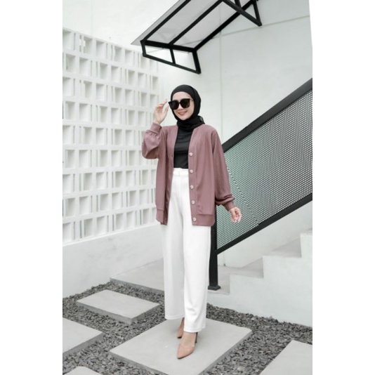 Artemis Fashion~ ORYZA CARDY (Ld +/- 114) Cardigan polos, Ootd kekinian