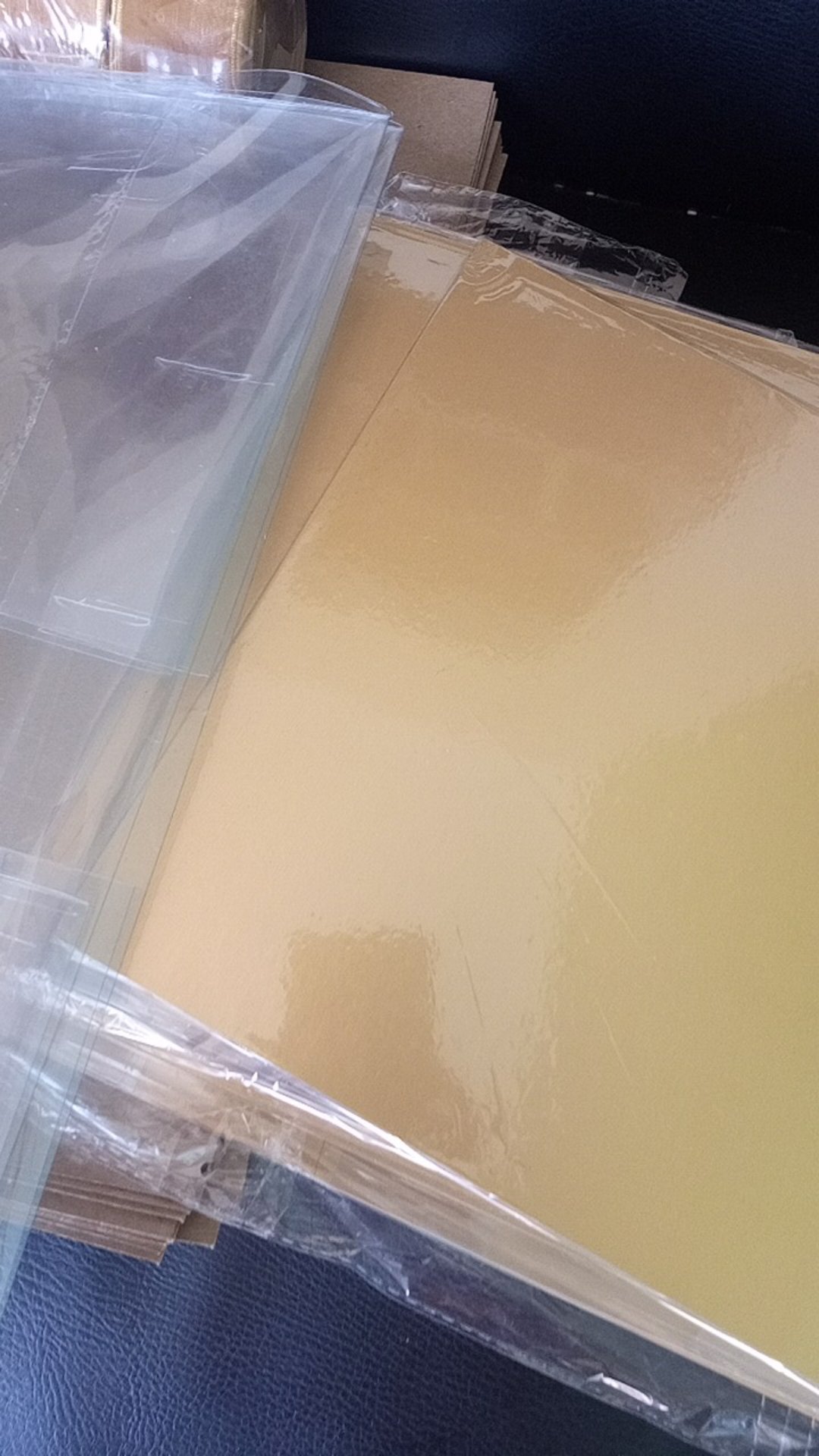 Tatakan Kue Tart Kotak Gold ( Hardboard )