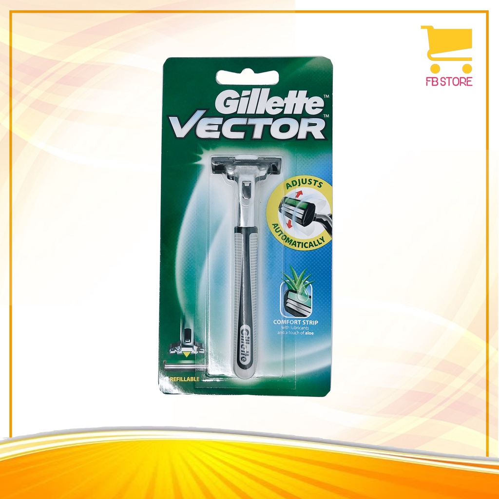Gillette Vector ORIGINAL Alat Cukur Jenggot / Kumis