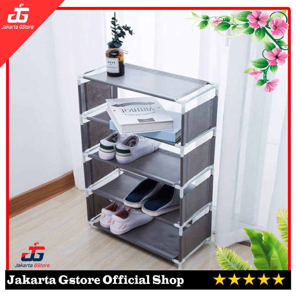 Rak Sepatu Minimalis 5 Susun 4 Tingkat Karakter MOTIF dan Rak Sepatu Minimalis 5 Susun 4 Tingkat Karakter MOTIF dan