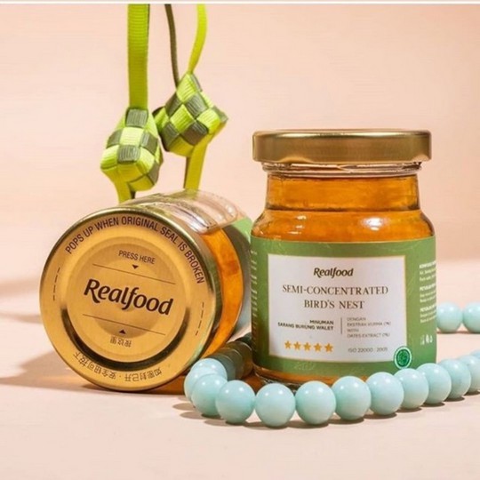 

Realfood EVERGLOW Minuman Sarang Burung Walet + KURMA ISI 6BTL