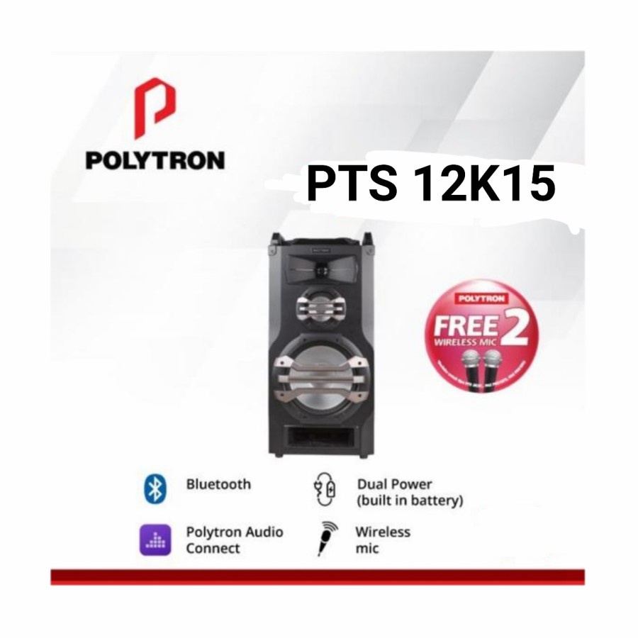 portabel speaker aktif polytron PTS 12K15