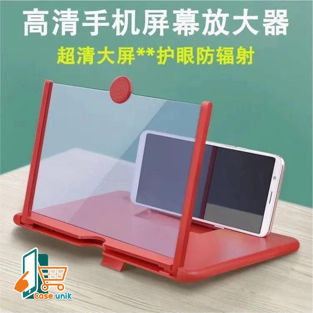 BM016 Kaca pembesar layar hp 3D smartphone 3Dportable untuk nonton pembesar layar hp video ampilier CS2485