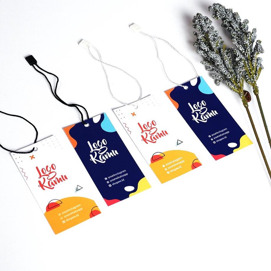 

5.5 sale/SHOPEE MALL/【SHOPEE MALL】/Original/(TERBARU) Tali Hangtag Tali Handtag Merk Hitam dan Putih Premium Loop Pin Hang Tag Label Baju 【⚡TAR】