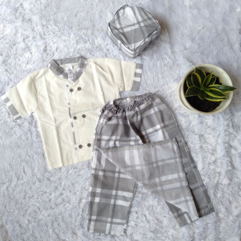 Sarkoci Sarung Koko Peci Balita 1-2tahun by Little Koda